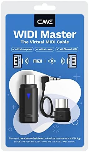 CME WIDI Master - Безжичен MIDI-Bluetooth адаптер 5 MIDI DIN 5 с изключително ниска латентност - Разделяне