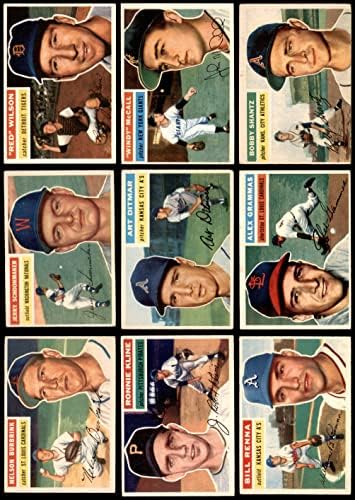 1956 Topps Бейзболен Стартов пакет от 50 картички/Лот (Бейзболен комплект) EX
