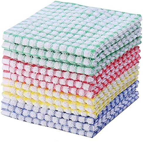 Кърпи POKLW Towel, Хавлии за Баня, Кухненски Кърпи за съдове, Големи Памучни Кухненски Кърпи За Ръце, 10 X Кухненски кърпи (Цвят: A, Размер: 10шт 28 x 40 cm)