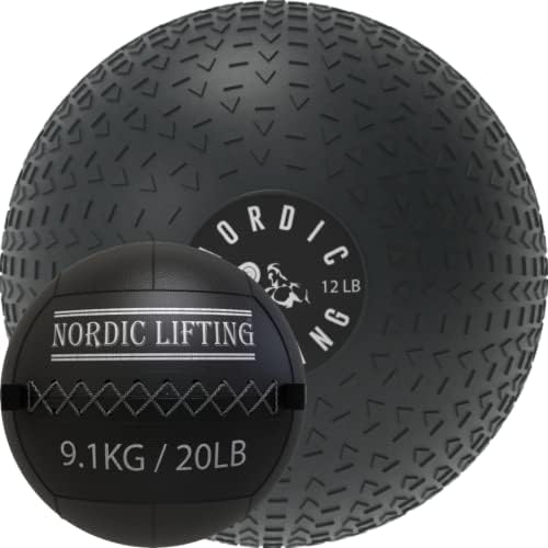 Nordic Lifting Шлем Ball 12 паунда в комплект с Монтиране на Топката 20 паунда