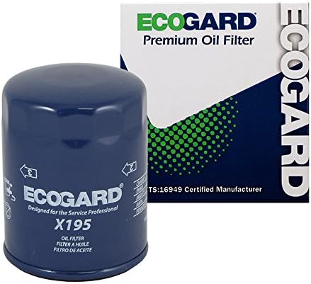 Маслен филтър ECOGARD X195 Премиум-клас за един обикновен масло е Подходящ за Ford Ranger 3.0 L 1991-2008, Taurus