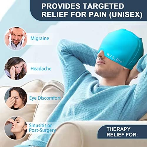 Капачка за облекчаване на Мигрена WILD +, Ледена Превръзка на главата от Мигрена, Капачка за облекчаване на главоболие от Мигрена, Маска от Мигрена в продължение на Си