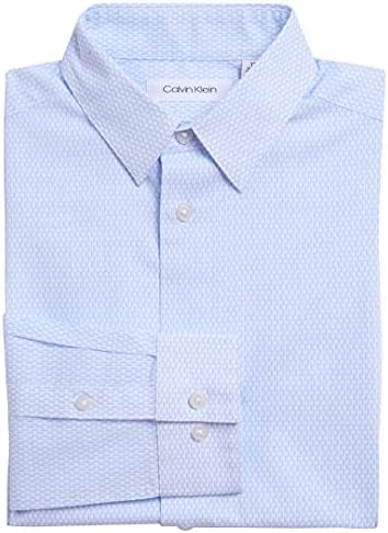 Мъжка риза с шарките на Calvin Klein с дълъг ръкав и ръкавели на копчета
