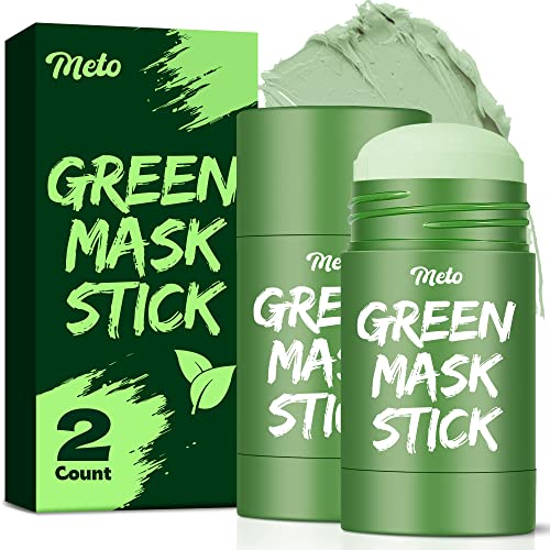 Стик за маски Meto Green Tea (2 порции), Стик за дълбоко почистване със зелен чай, Стик за зелена маска срещу черни точки