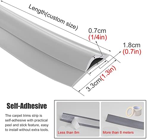 Противоизносная Водоустойчива лента за украса ръбовете на килим за подложка/Rugs/Runner, по-дълги от Мека Гъвкава лента PVC,