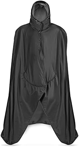 Одеало с качулка Mambe Large Extreme Weather Royal - Водонепроницаемое и ветрозащитное с чанта за неща премиум клас- идеален за стадиони и гледане на спортни събития - Руно може да