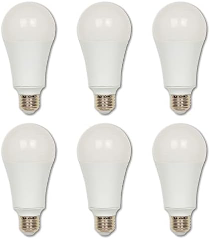 Уестингхаус Lighting 5159000 Led лампа мощност от 25 W (еквивалент на 150 W) Omni А21 с ярка бяла светлина, Цокъл на Средната, 1 Опаковка