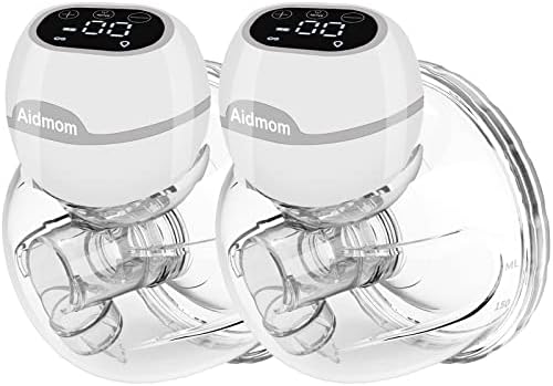 Молокоотсос Aidmom S12 Pro със сензорен екран + 3 режима на + 9 нива, Носимые Помпа за кърмене, Преносим Носене