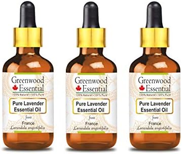Етерично масло от лавандула Greenwood Essential Pure (Lavandula angustifolia) (произведено във Франция) със стъклен