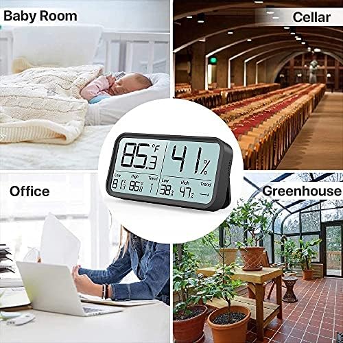 JRDHGRK LCD цифров Измерител на температура и влажност на въздуха За Дома, Електронен Влагомер, Термометър, Сензор