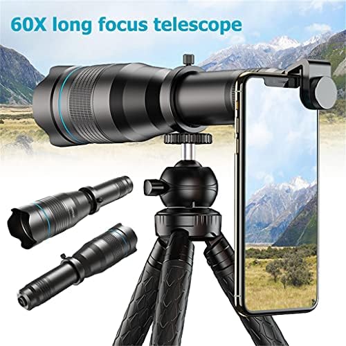 YDXNY 60X Обектива на камерата на телефона е с Супертелеобъективным Увеличение Монокуляр Телескоп за Плажни Пътуване, Отдих,