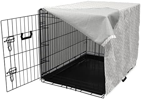 Foldout Геометричен Калъф за клетка за кучета, Геометричен Модел под формата на Диамант, в Окото минималистичном стил Бохо