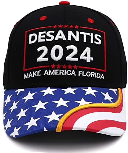 бейзболни шапки xywlwoer Ron Desantis 2024 Hat Make America Florida Шапка С Бродерия на DEJAN за Привържениците