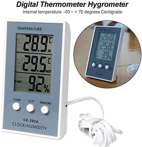 LCD дигитален термометър-влагомер KLHHG за измерване на температура и влажност на въздуха