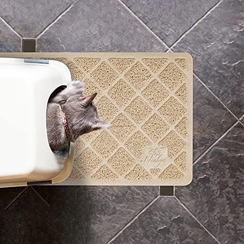 Подложка за котешки тоалетни Niubya Premium, Подложка за кутия за боклук с неплъзгащи и водоустойчива основа, Подложка