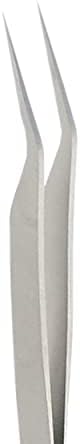 Пинсети за мигли Rubis от неръждаема стомана с извити съвети за определяне на фалшиви мигли, 1K7ANG02, Произведено в Швейцария
