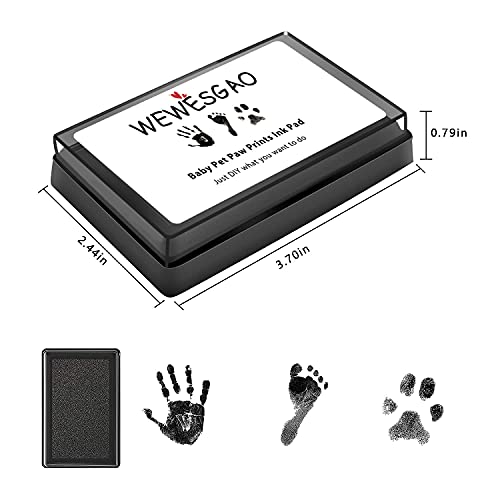 Мастилото на възглавничките на WEWESGAO за пръстови детски следи и лапите на домашните любимци, които не са токсични мастила