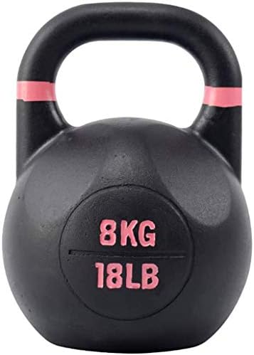 Гиря от чугун DPPAN, с Винил покритие, За упражнения, Гиря за Фитнес, Фитнес за тялото, Изберете Вашия Размер тежести за силови тренировки, Розовый_8 кг/килограм 17,63