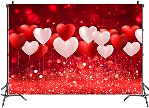 На фона на снимки на тема Свети Валентин HOTIYOK, Червени Сърца, Балони, Годишнина от Сватба, Булчински Душ,