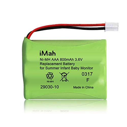 iMah Ryme B25 29030-10 Батерия за Лятна Смяна на батерията за Бебефони и радионяни|3,6 На 800 mah Ni-MH с конектор с