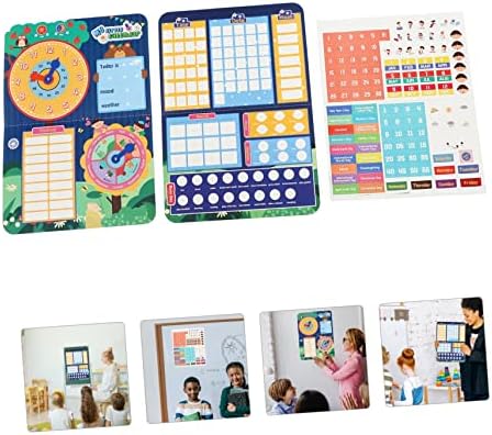 Toyvian 1 Комплект, Календар, Когнитивна Играчки, Играчки за Деца, Момичета, Детски Играчки за началото на Обучението, Детски