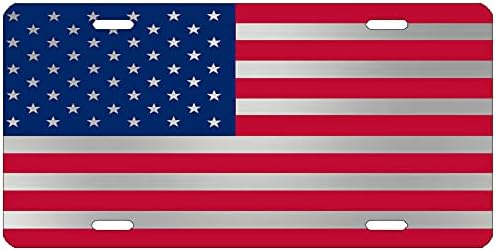 Rogue River Тактически Флаг на САЩ Регистрационен номер Новост Авто Автомобили Етикет Надута Подарък Американски Патриотичен