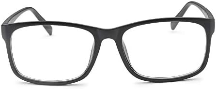 HUIHUIKK Недалновидни Очила за късогледство Голям размер Ежедневна употреба, Мъжки и Женски Черни Очила за далекогледство (НЕ от ОЧИЛА ЗА ЧЕТЕНЕ)
