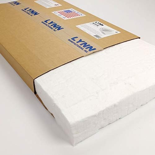 Lynn Производство Изолации от керамични влакна Kaowool с дебелина 2 x 15 x 24, Оцениха Изолационни одеяло 2400F, 3033E