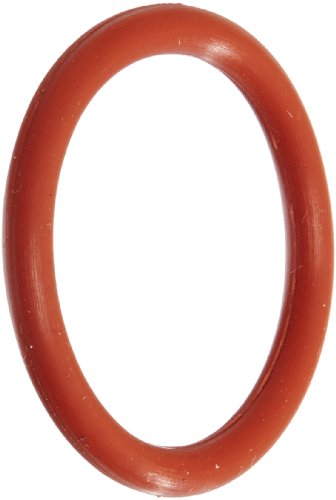 014 Силикон о-пръстен, Дюрометр 70А, Червено, 1/2 ID, 5/8 OD, ширина 1/16 (опаковка от 10 броя)