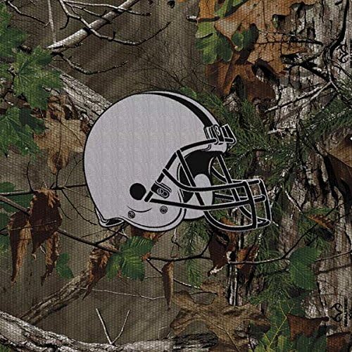 Игри кожата Skinit Decal, Съвместим с PS4 Тънък Пакет - Официално Лицензиран дизайн маскировка NFL Cleveland Browns Realtree Xtra Green