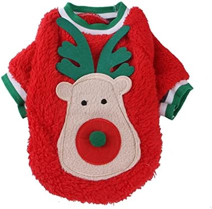 Пуловер за кучета от коралов Руно, Есенно-Зимни Дрехи за кучета, Коледно Облекло За Котки, Шкаф за дрехи за домашни