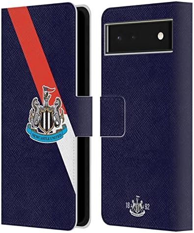 Дизайн на своята практика за главата Официално Лицензирани ФК Нюкасъл Юнайтед NUFC Change Герб Kit Кожен Калъф-книжка-джобен
