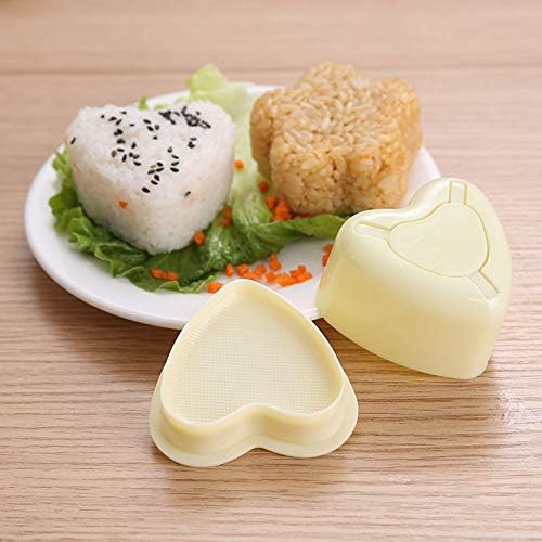 MXY Форма за приготвяне на Оризови топки за Суши Musubi Maker Пластмасов Преса за приготвяне на Онигири Комплект от 2
