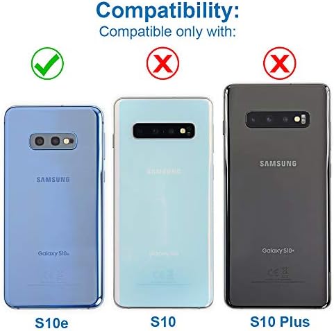 Подмяна на стъклен обектив на задната камера MMOBIEL е Съвместим с Samsung Galaxy S10e 2019 - Вкл. Двупосочен лепило, Пинсети и Салфетка