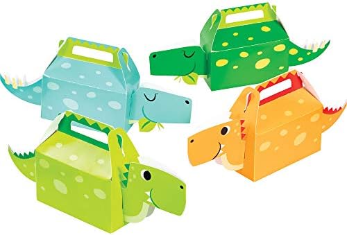 Кутии за подаръци с Динозаври за момчета, 4 карата