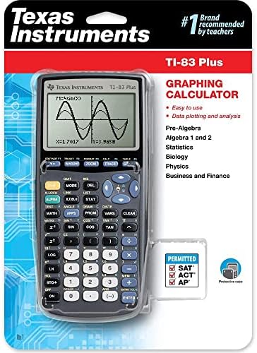 Графичен калкулатор Texas Instruments TI-83 Plus (обновена)