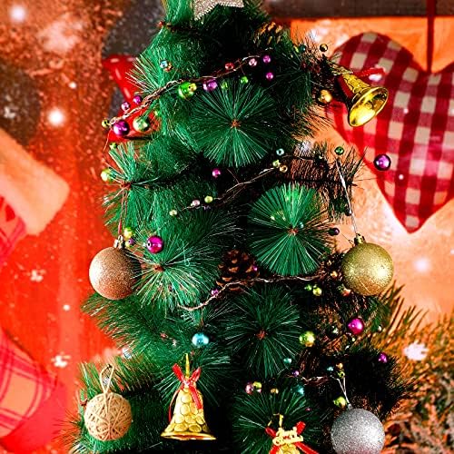 9 Фута Коледен Орнамент, Гирлянда с Топки, Многоцветен Топка, Орнамент, Топки за Коледната Елха, Венец с Топки, Коледна