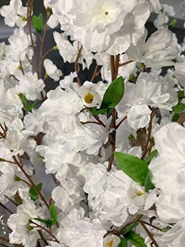 Цветя От Бяла Череша Larskilk, Три 36-Инчови Клони, Сватба, Парти, Събитие, Е Националното Цвете На Япония