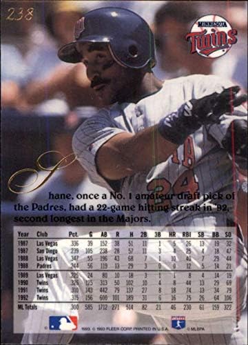 Бейзболна картичка 1993 Flair #238 Шейна Мак Minnesota Twins MLB NM-MT