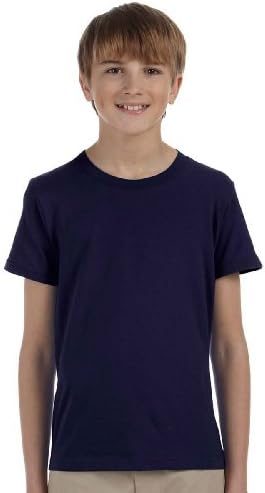 Тениска от младежки Джърси Bella + Canvas,ТЪМНО синьо,S