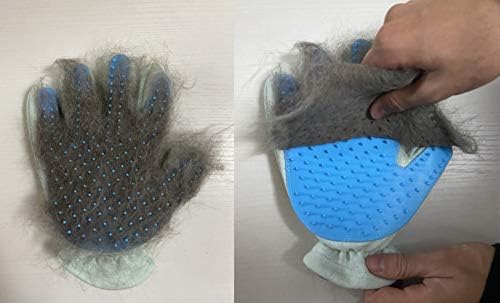 KING ICE [Нова версия]-Ръкавица за отстраняване на козината на домашни любимци - Четка за ръкавици Petcare - Ефективна Ръкавица за отстраняване на вълна - Масажна рукавица с