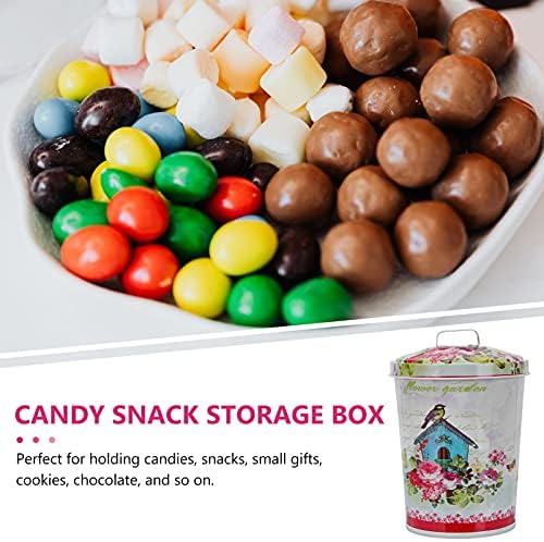 YARDWE Кухненски Кутия Кутия За Съхранение на Захар Кофа за шоколадови Бонбони с Капак Е Подарък Кутия за