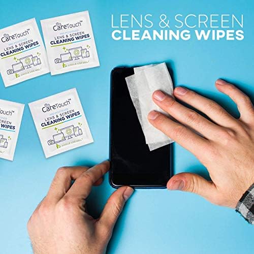 Комплект Care Touch с Кърпички за почистване на лещи, кърпички от микрофибър и набор от продукти за грижа за лещи (3
