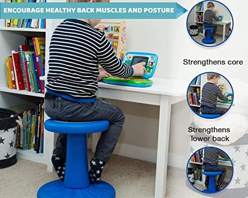 Активни Столове, Люлее стол за деца, Гъвкава Засаждане Подобрява концентрацията и помага при ADHD, 14-Инчов стол