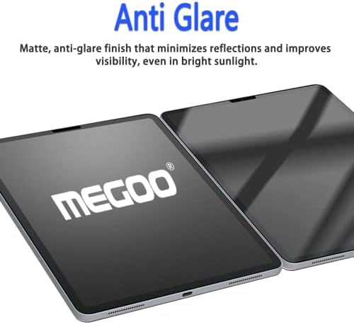 Megoo [2] Матово защитно фолио за екрана на Microsoft Surface Pro 9 2022 / Surface Pro 8 / Surface Pro X, Антибликовая, Лесна за инсталиране на Защитен слой от закалено стъкло