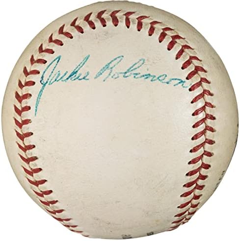 Най-добър сингъл на Джаки Робинсън, Подписан от National League Baseball PSA DNA COA - Бейзболни топки с автографи
