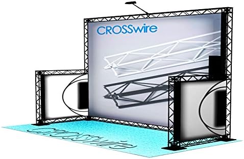 Стойка CrossWire Exhibitions 10x8 за изложбени щандове отгледа 10х10 (2)