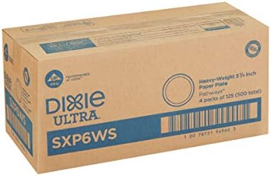 6-инчов хартиена чиния Dixie Ultra-Heavy от GP PRO (Джорджия-Тихоокеанския регион), Pathways, SXP6WS, 125 плочи в пакет