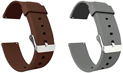 Быстросъемный каишка за часовник ONE ECHELON, Съвместима с Asus Vivowatch SP (HC-A05), Силикон Взаимозаменяеми каишка за умни часовници с катарама Tang