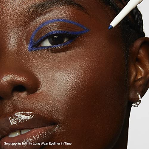 Очна линия Milk Makeup Infinity Long Носете Eyeliner - Водоустойчив молив за очна линия на очите с вградена острилка ви, 0,012 унция (Time - тъмно син)
